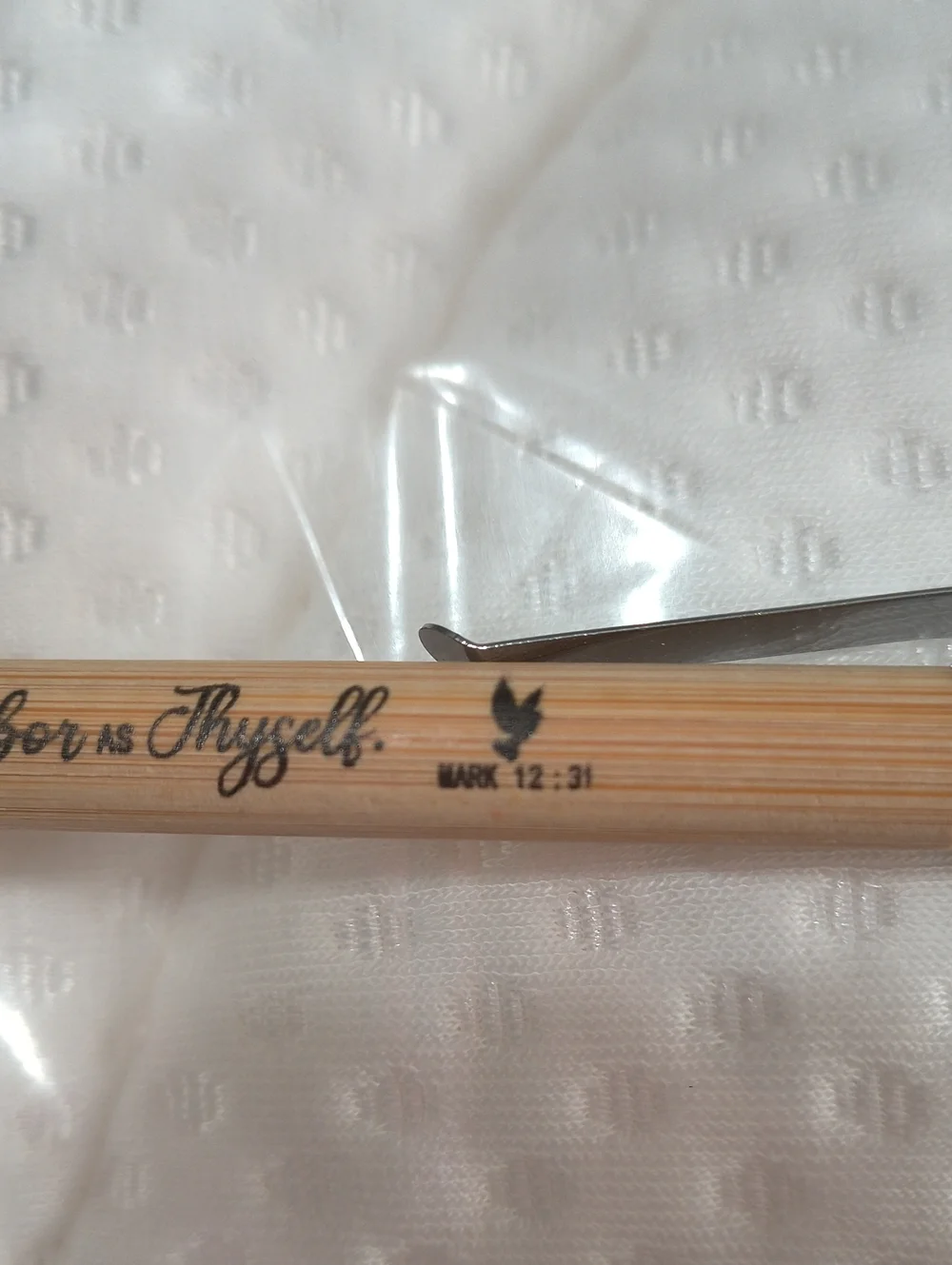 Wooden Click Pen Set - Natural Wood Finish NWOT W/ Scriptures